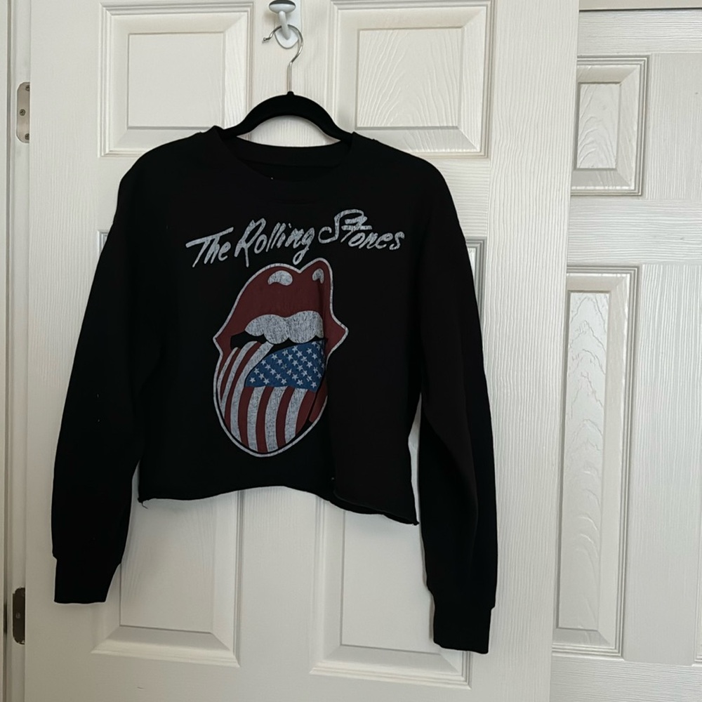 The Rolling Stones cropped pullover shirt